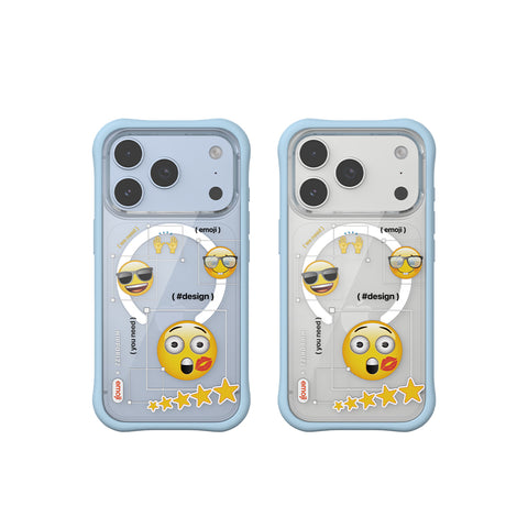 河馬引力 x emoji Swapit 矽膠磁吸軍規防摔手機殼 iPhone 18/17 Pro 系列-酷蓋