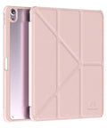 Hipporizz iPad Air 11吋/10.9吋 晶透筆槽防摔殼｜支援磁吸充電、防潑水、智能休眠 火鶴粉
