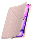 Hipporizz iPad Air 11吋/10.9吋 晶透筆槽防摔殼｜支援磁吸充電、防潑水、智能休眠 火鶴粉