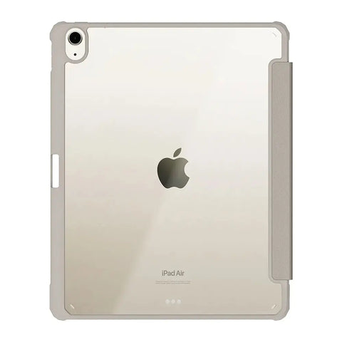 Hipporizz iPad Air 11吋/10.9吋 晶透筆槽防摔殼｜支援磁吸充電、防潑水、智能休眠 星光色