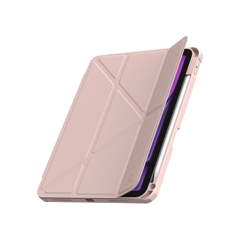 Origo晶透皮紋 筆槽保護殼 iPad Air M2/M3 11吋 / 4th-7th 10.9吋