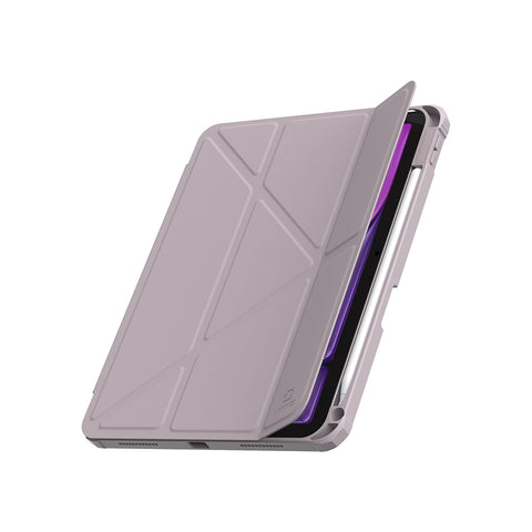 Origo晶透皮紋 筆槽保護殼 iPad Air M2/M3 11吋 / 4th-7th 10.9吋