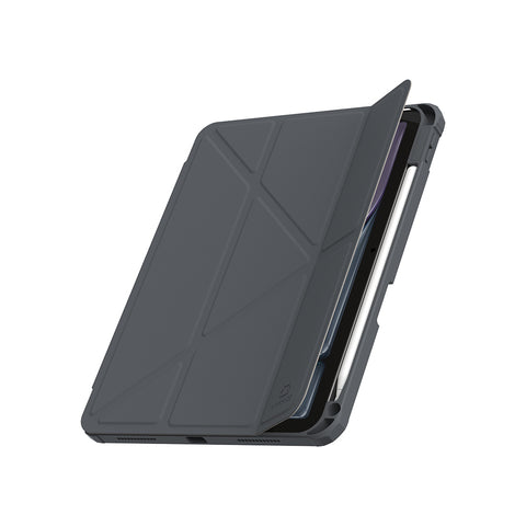 Origo晶透皮紋 筆槽保護殼 iPad Air M2/M3 11吋 / 4th-7th 10.9吋