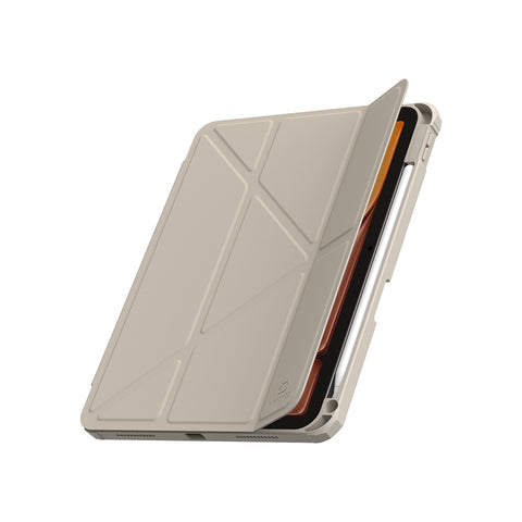 Origo晶透皮紋 筆槽保護殼 iPad Air M2/M3 11吋 / 4th-7th 10.9吋