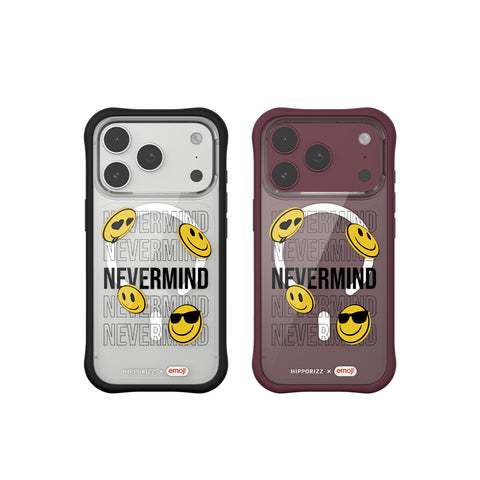 河馬引力 x emoji Swapit 矽膠磁吸軍規防摔手機殼 iPhone 18/17 Pro 系列-Nevermind
