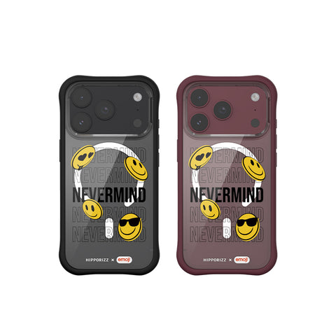 河馬引力 x emoji Swapit 矽膠磁吸軍規防摔手機殼 iPhone 18/17 Pro 系列-Nevermind