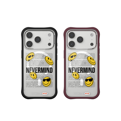 河馬引力 x emoji Swapit 矽膠磁吸軍規防摔手機殼 iPhone 18/17 Pro 系列-Nevermind