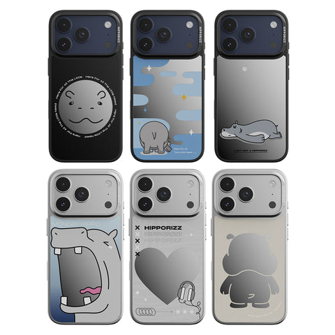 Mirra Magnetic Stand Case 鏡⾯磁吸⽀架殼 iPhone 17 Pro 系列-圓滾滾