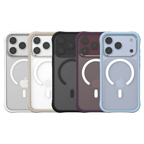 河馬引力 Swapit 矽膠磁吸保護殼 iPhone 18/17 Pro 系列-純色款 (黑 白 深紫 淺藍 奶茶)