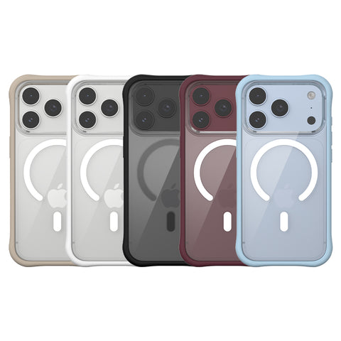 河馬引力 Swapit 矽膠磁吸軍規防摔手機殼 iPhone 18/17 Pro 系列-純色款 (黑 白 深紫 淺藍 奶茶)