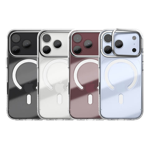 河馬引力 Lucid Clear Mag Stand 超透磁吸支架殼 iPhone 18/17 Pro 系列-透明支架