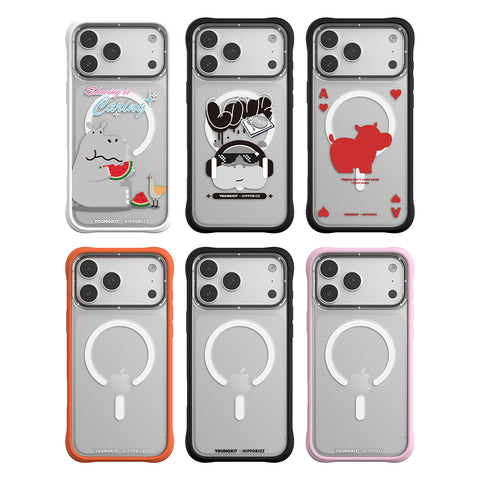 Youngkit Swapit 矽膠磁吸保護殼 iPhone 17 Pro系列-河馬吃西瓜