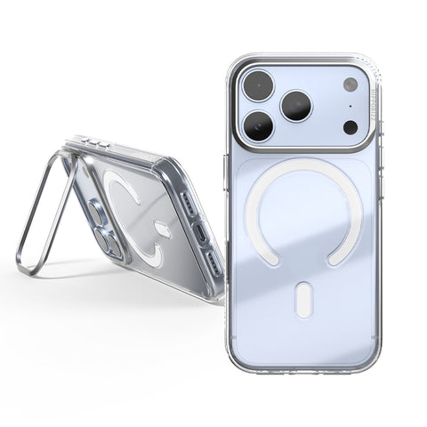 河馬引力 Lucid Clear Mag Stand 超透磁吸支架殼 iPhone 18/17 Pro 系列-透明支架