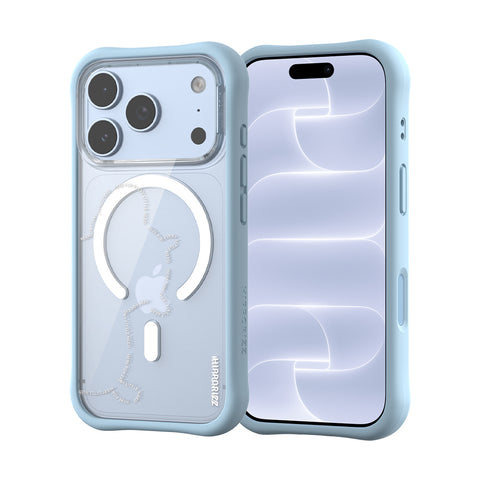 河馬引力 Swapit 矽膠磁吸軍規防摔手機殼 iPhone 18/17 Pro 系列-迷霧河馬 (黑 白 深紫 淺藍)