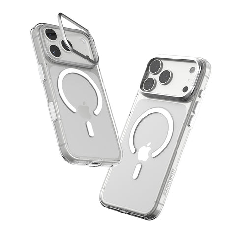 河馬引力 Lucid Clear Mag Stand 超透磁吸支架殼 iPhone 18 Pro 系列 全系列款式