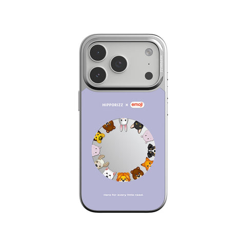 河馬引力 x emoji Mirra 鏡面磁吸支架殼 iPhone 18 Pro 系列-動物 iPhone 18 Pro 主圖 1