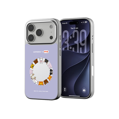 河馬引力 x emoji Mirra 鏡面磁吸支架殼 iPhone 18 Pro 系列-動物 iPhone 18 Pro 主圖 3