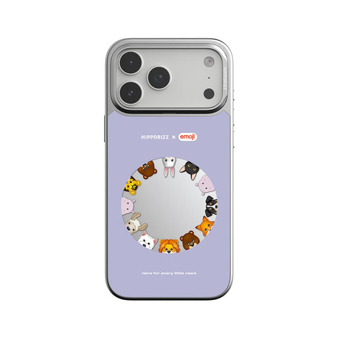 河馬引力 x emoji Mirra 鏡面磁吸支架殼 iPhone 18 Pro 系列-動物 iPhone 18 Pro Max 主圖 1