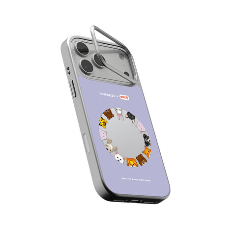 河馬引力 x emoji Mirra 鏡面磁吸支架殼 iPhone 18 Pro 系列-動物 iPhone 18 Pro Max 主圖 2