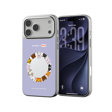 河馬引力 x emoji Mirra 鏡面磁吸支架殼 iPhone 18 Pro 系列-動物 iPhone 18 Pro Max 主圖 3
