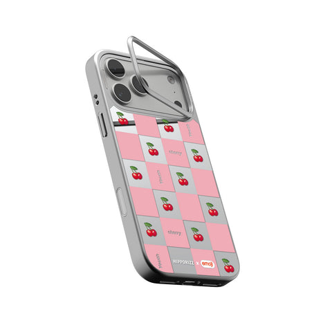 河馬引力 x emoji Mirra 鏡面磁吸支架殼 iPhone 18 Pro 系列-櫻桃 iPhone 18 Pro Max 主圖 2