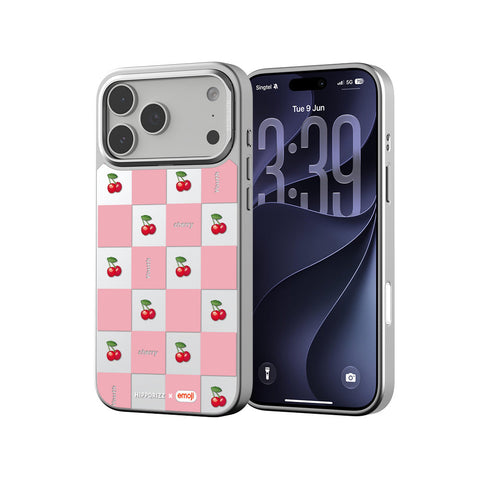 河馬引力 x emoji Mirra 鏡面磁吸支架殼 iPhone 18 Pro 系列-櫻桃 iPhone 18 Pro Max 主圖 3