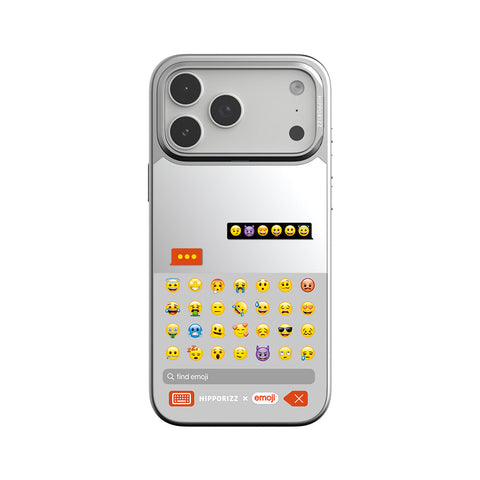 河馬引力 x emoji Mirra 鏡面磁吸支架殼 iPhone 18 Pro 系列-Message iPhone 18 Pro Max 主圖 1