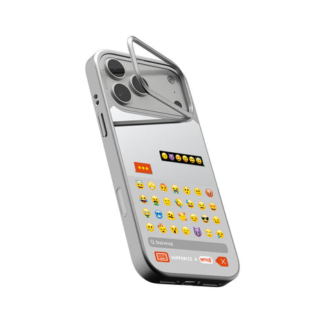 河馬引力 x emoji Mirra 鏡面磁吸支架殼 iPhone 18 Pro 系列-Message iPhone 18 Pro Max 主圖 2