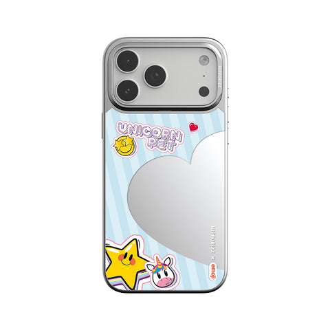 河馬引力 x emoji Mirra 鏡面磁吸支架殼 iPhone 18 Pro 系列-獨角獸 iPhone 18 Pro Max 主圖 1