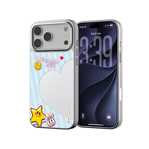 河馬引力 x emoji Mirra 鏡面磁吸支架殼 iPhone 18 Pro 系列-獨角獸 iPhone 18 Pro Max 主圖 3
