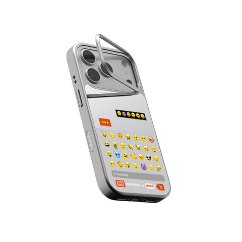 河馬引力 x emoji Mirra 鏡面磁吸支架殼 iPhone 18 Pro 系列-Message iPhone 18 Pro 主圖 2