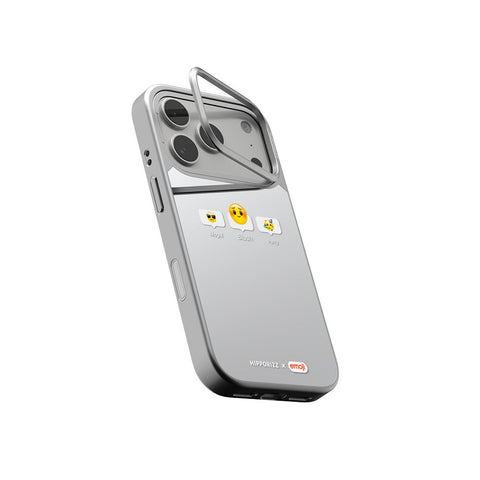 河馬引力 x emoji Mirra 鏡面磁吸支架殼 iPhone 18 Pro 系列-害羞 iPhone 18 Pro 主圖 2