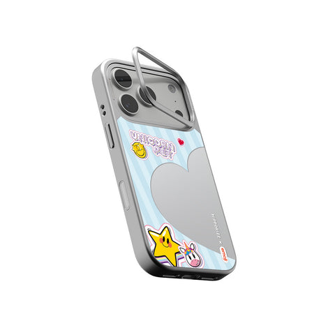 河馬引力 x emoji Mirra 鏡面磁吸支架殼 iPhone 18 Pro 系列-獨角獸 iPhone 18 Pro 主圖 2