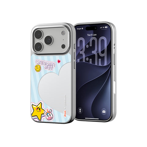 河馬引力 x emoji Mirra 鏡面磁吸支架殼 iPhone 18 Pro 系列-獨角獸 iPhone 18 Pro 主圖 3