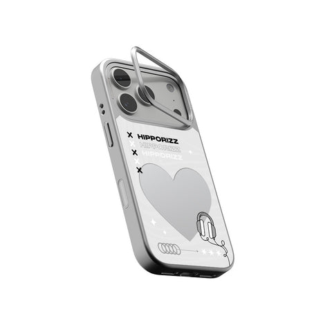河馬引力 Mirra 鏡面磁吸支架殼 iPhone 18 Pro 愛心 主圖 2