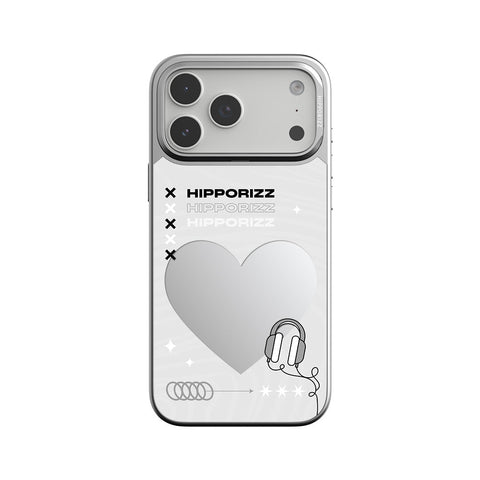 河馬引力 Mirra 鏡面磁吸支架殼 iPhone 18 Pro Max 愛心 主圖 1