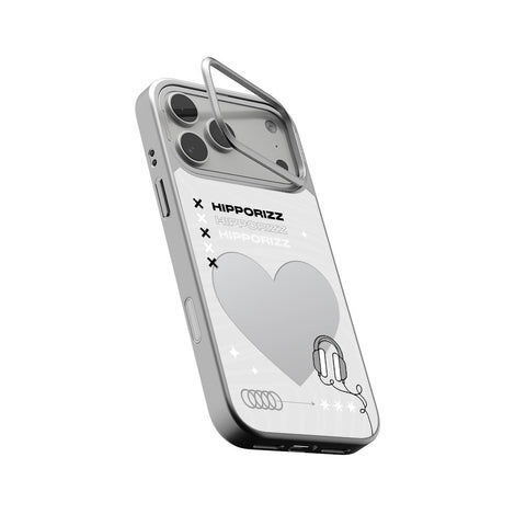 河馬引力 Mirra 鏡面磁吸支架殼 iPhone 18 Pro Max 愛心 主圖 2