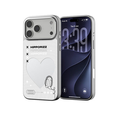 河馬引力 Mirra 鏡面磁吸支架殼 iPhone 18 Pro Max 愛心 主圖 3