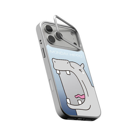 河馬引力 Mirra 鏡面磁吸支架殼 iPhone 18 Pro Max 哈欠 主圖 2