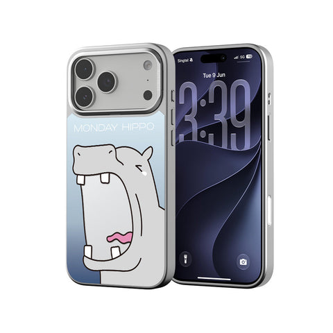 河馬引力 Mirra 鏡面磁吸支架殼 iPhone 18 Pro Max 哈欠 主圖 3