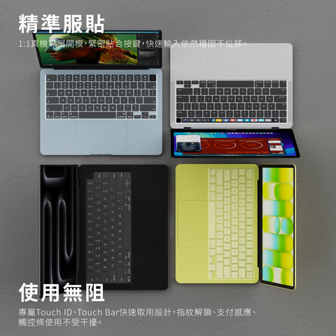 河馬引力 Macbook 系列 Aero 零感鍵盤膜 (Neo / Air / Pro)
