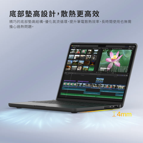 河馬引力 Macbook 系列 Frosta 磨砂保護殼 (Neo / Air / Pro)