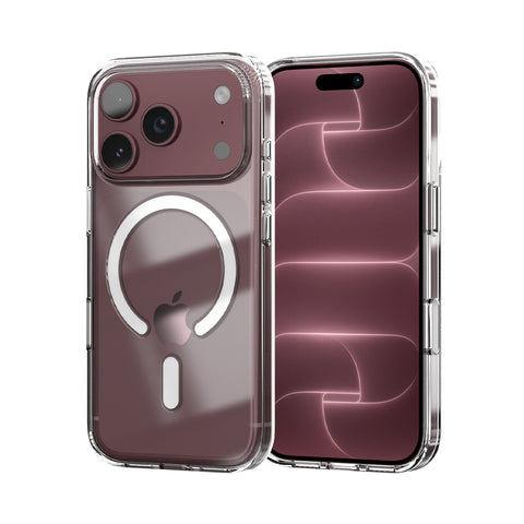 河馬引力 Lucid Clear Mag 超透磁吸殼 iPhone 18/17 Pro 系列-透明