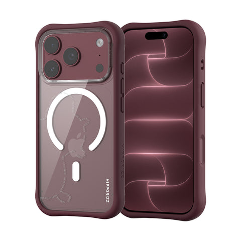 河馬引力 Swapit 矽膠磁吸軍規防摔手機殼 iPhone 18/17 Pro 系列-迷霧河馬 (黑 白 深紫 淺藍)
