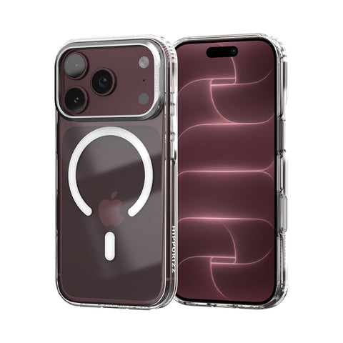 河馬引力 Lucid Clear Mag Stand 超透磁吸支架殼 iPhone 18/17 Pro 系列-透明支架