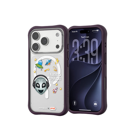 河馬引力 x emoji Swapit 矽膠磁吸保護殼 iPhone 18 Pro 系列-外星人 iPhone 18 Pro 主圖 3