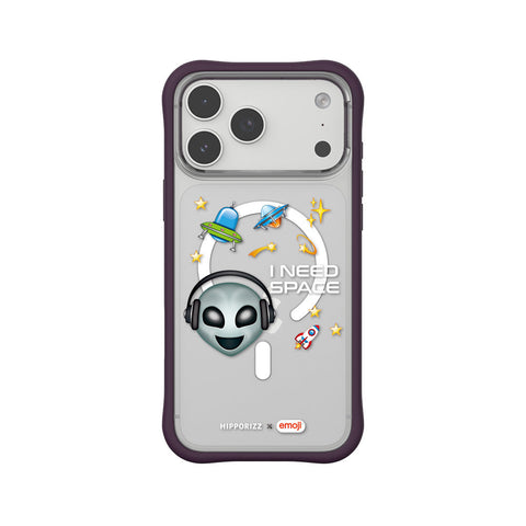 河馬引力 x emoji Swapit 矽膠磁吸保護殼 iPhone 18 Pro 系列-外星人 iPhone 18 Pro Max 主圖 1
