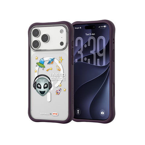 河馬引力 x emoji Swapit 矽膠磁吸保護殼 iPhone 18 Pro 系列-外星人 iPhone 18 Pro Max 主圖 3