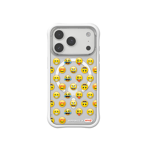 河馬引力 x emoji Swapit 矽膠磁吸保護殼 iPhone 18 Pro 系列-經典 白 iPhone 18 Pro 主圖 1