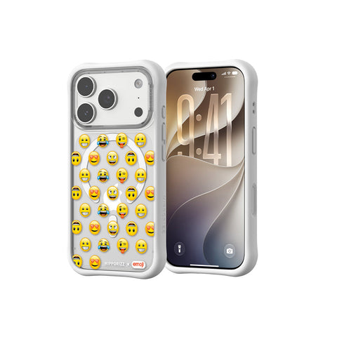 河馬引力 x emoji Swapit 矽膠磁吸保護殼 iPhone 18 Pro 系列-經典 白 iPhone 18 Pro 主圖 3
